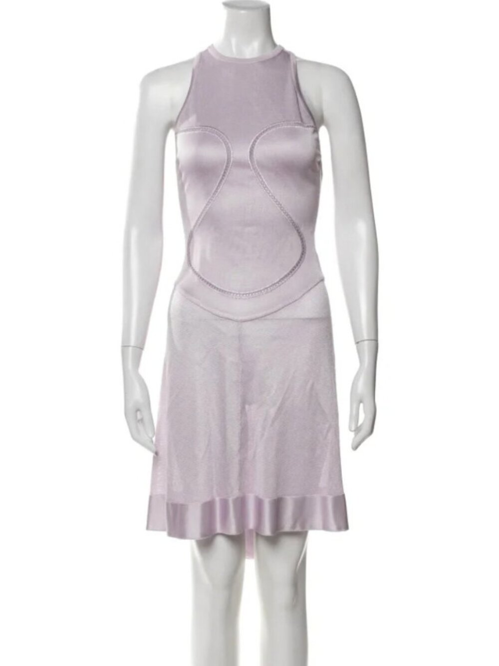 Alaïa Lavender Halterneck Mini Dress – NWT – Size 38 – SS22 Runway Look #9
